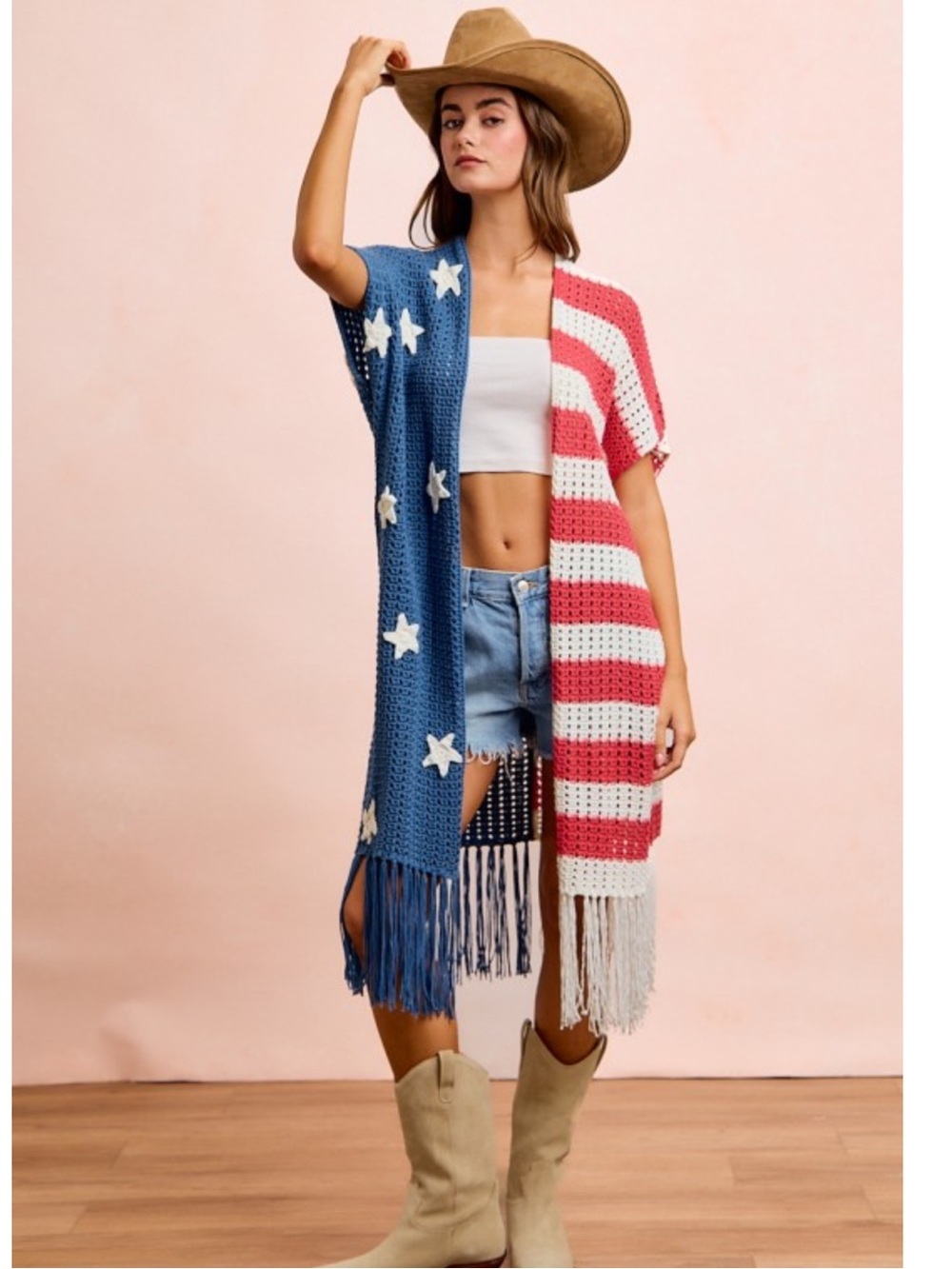 American Flag Cardigan